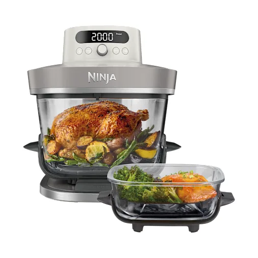 Ninja CRISPi PRO 7-in-1 XL Glass Air Fryer i Vit/Grå