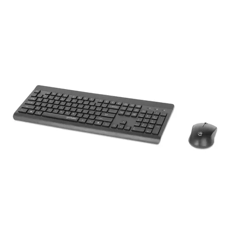 MANHATTAN trådlöst tangentbord och mus MWK7350, svart