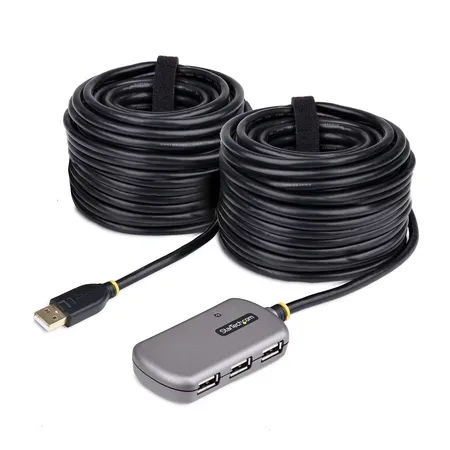 StarTech.com USB-förlängarhubb med 4 portar, 24 m USB 2.0