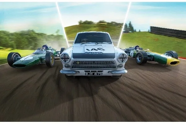 Scalextric Jim Clark Collection, trippelpack 1:32