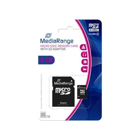 MediaRange - flash-minneskort - 4 GB
