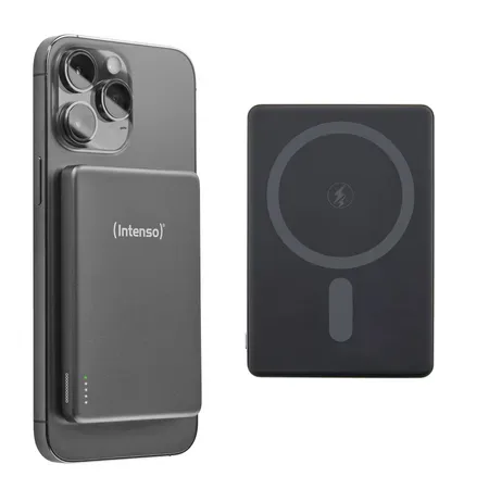 Intenso MW5000 powerbank 5000 mAh, trådlös laddning, champagne