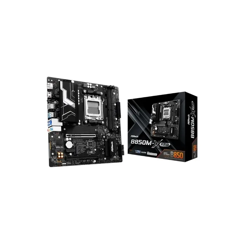 ASRock B850M-X R2.0 moderkort, AM5, mATX