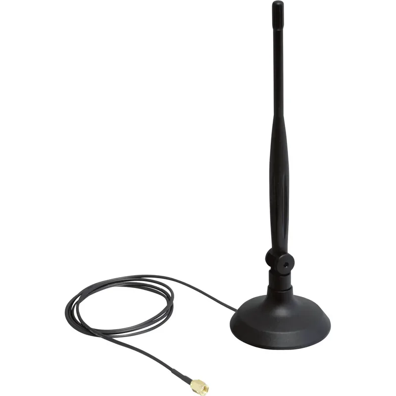 Delock SMA WLAN-antenn med magnetfot och flexibel led, 4 dBi