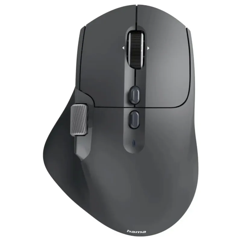 Hama WM-900 WiFi mus Sladdlös Optisk Svart 10 Knappar 3200 dpi Laddningsbara