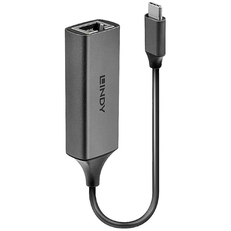 LINDY 43299 Nätverksadapter 5 GBit/s USB-C® (USB 3.1 Gen 1), Gigabit-LAN (1 Gbit/s)