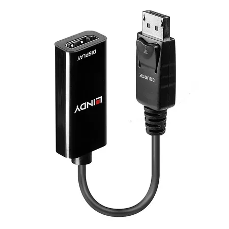 Lindy 41718 videoadapter 0,15 m DisplayPort till HDMI svart