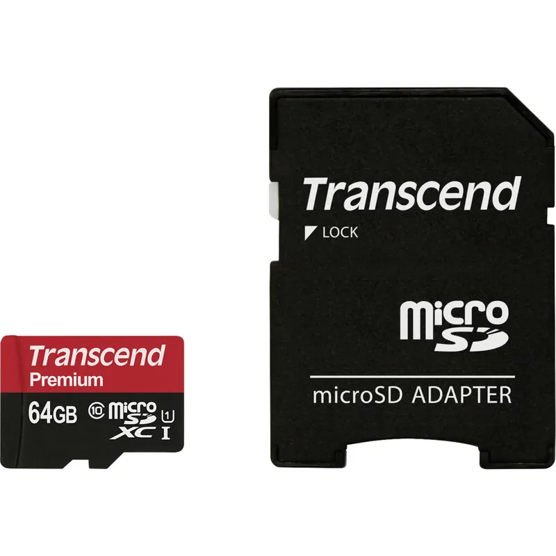 Transcend TS64GUSDU1 Flash-minneskort