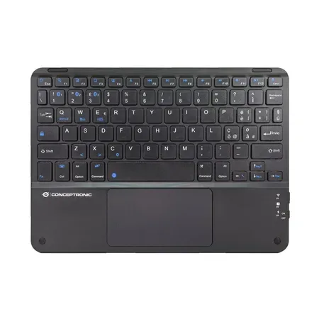 Conceptronic trådlöst Bluetooth-tangentbord med styrplatta, QWERTY