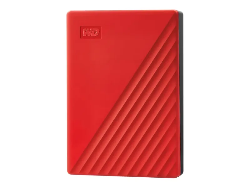 WD My Passport WDBPKJ0040BRD 4 TB extern hårddisk, röd