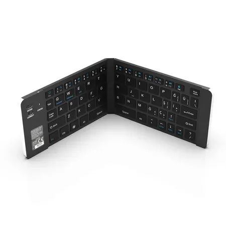 INCA tangentbord IBK-579BT, mini, hopfällbart, Bluetooth, laddningsbart batteri