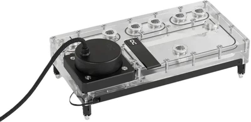 Alphacool Core Distro Plate 240 vänster, D5/DDC V.2 med D5 Apex-pump