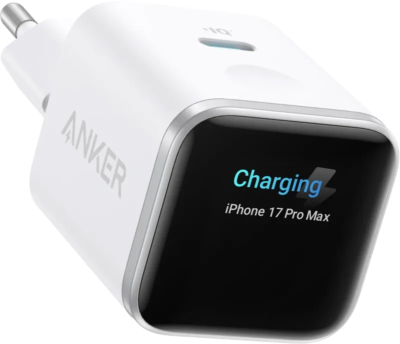 Anker Nano Charger Smart Display 45W Vit
