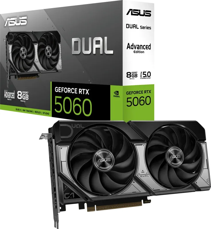 ASUS GeForce RTX 5060 8GB Dual OC Advanced