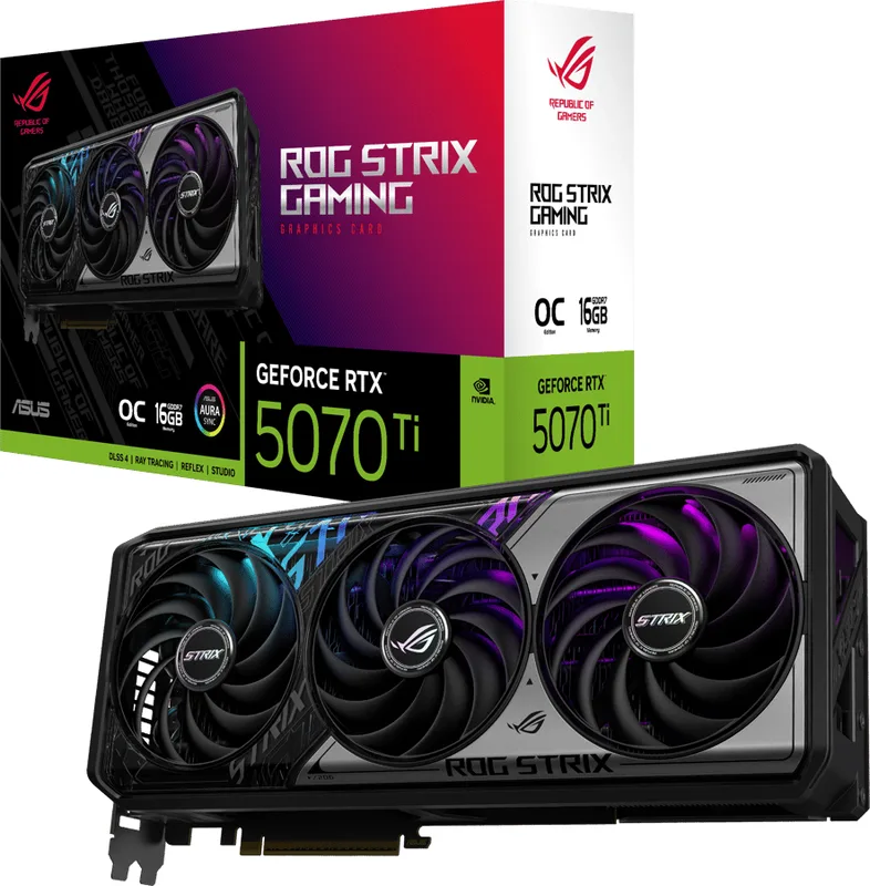 ASUS GeForce RTX 5070 Ti 16GB ROG Strix OC