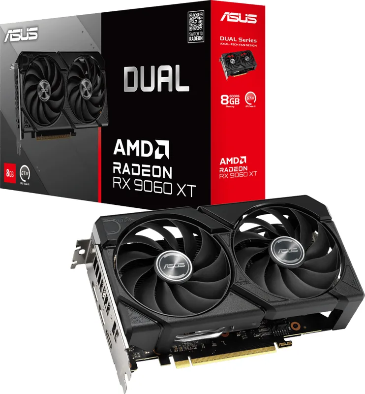 ASUS Dual Radeon RX 9060 XT 8GB