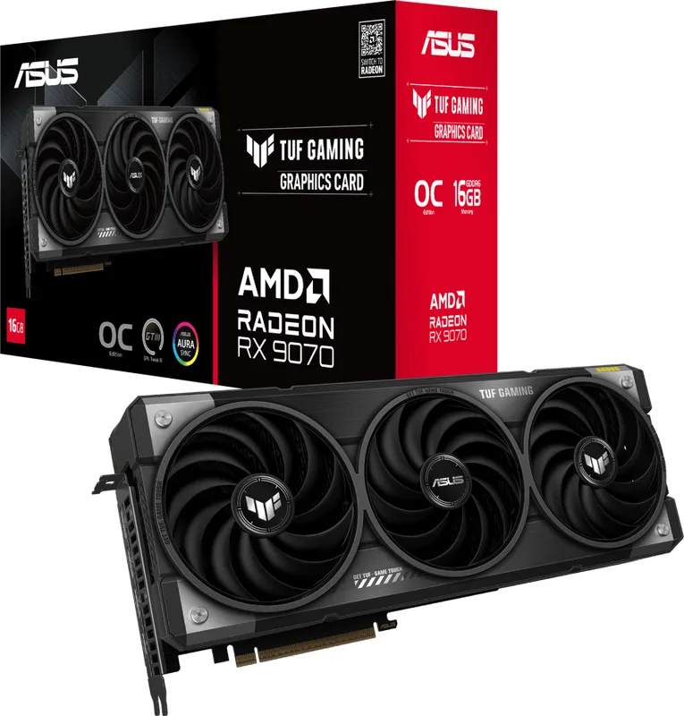 ASUS Radeon RX 9070 16GB TUF Gaming OC