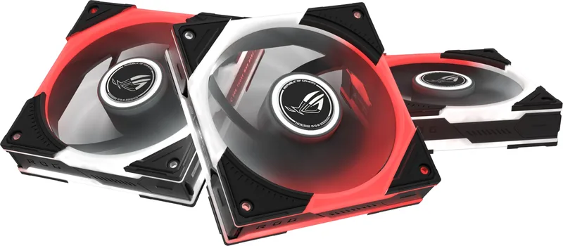 ASUS ROG Eurux GR120 ARGB 3-pack Svart Reverse