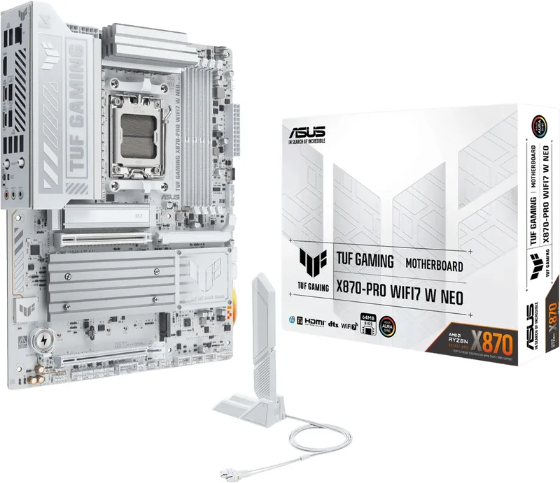 ASUS TUF Gaming X870-Pro WIFI7 White Neo