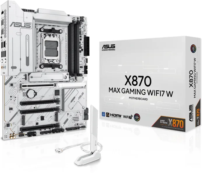 ASUS X870 Max Gaming WIFI 7 White