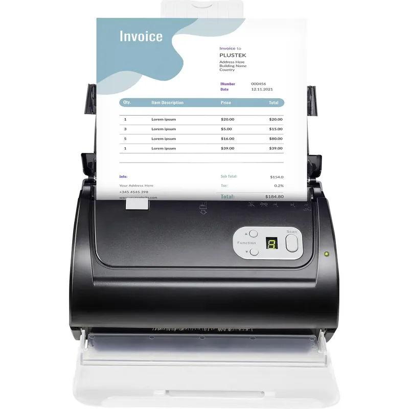 Plustek SmartOffice PS288 Plus dokumentskanner, 600 dpi