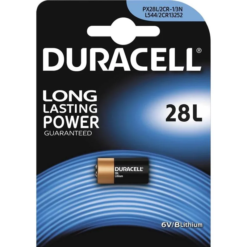 Duracell Photo 28L fotobatteri 6 V litium 2CR11108
