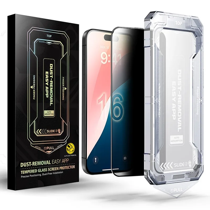 För iPhone 17 Pro Max Anti-spion Privacy Skärmskydd i härdat glas