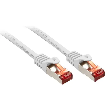 Lindy 47388 nätverkskabel Cat6 S/FTP 10 m vit