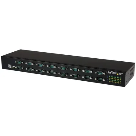 StarTech.com USB till seriell adapterhubb med 16 portar