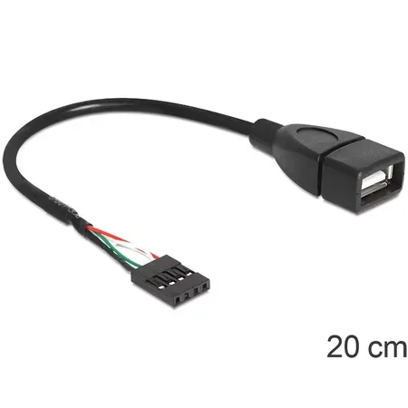 Delock USB-intern till extern kabel