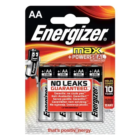 Energizer Max E91 AA-batterier, 4-pack