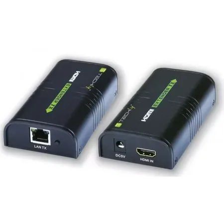 Techly 306004 AV-förlängare sändare och mottagare svart