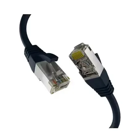 EFB CAT8.1 patchkabel RJ45, svart, 7,5 m, S/FTP PIMF