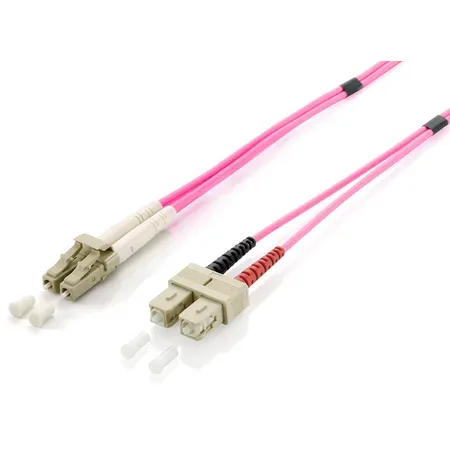 Equip 255535 InfiniBand- och fiberoptisk kabel, 5 m, LC SC, violett
