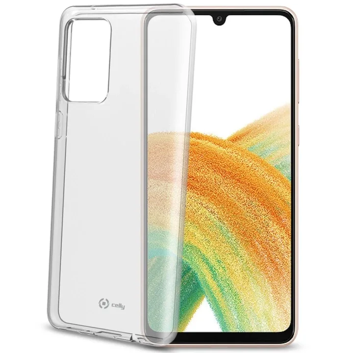 Celly Gelskin TPU-skal för Galaxy A33 5G, transparent