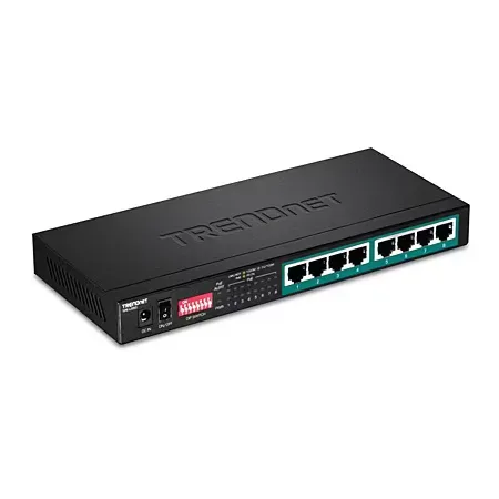 TRENDnet TPE LG80 switch, 8 portar, ohanterad