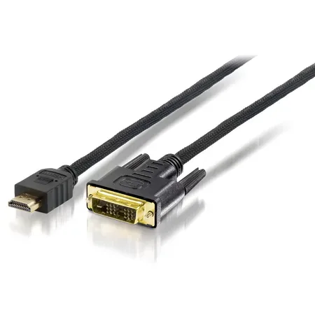 Equip 119329 videoadapter HDMI till DVI-D 10 m Svart
