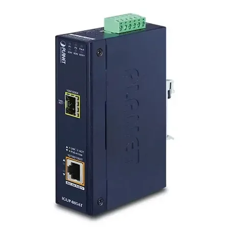 PLANET IGUP-805AT mediekonverterare 1000 Mbit/s blå