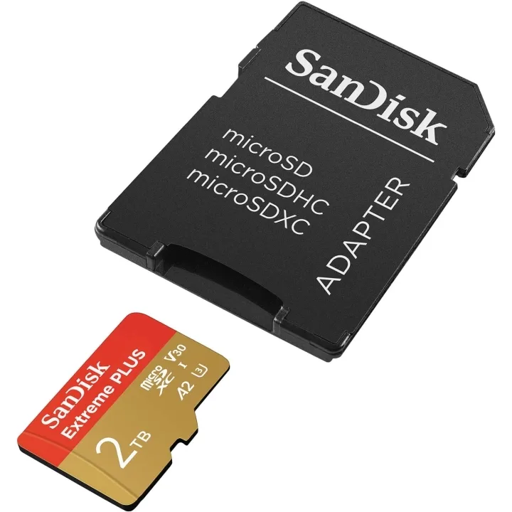 SanDisk Extreme Plus microSDXC 2 TB UHS-I med adapter