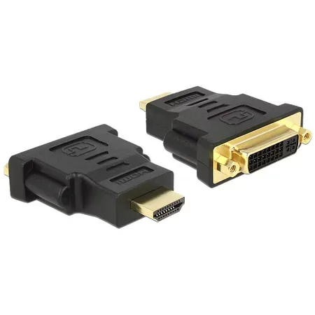 Delock HDMI till DVI 24+5-adapter, svart