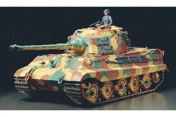 TAMIYA 1/16 fjärrstyrd King Tiger med tillvalssats