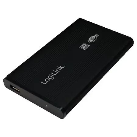 LogiLink hölje för 2,5-tums SATA-hårddisk, USB 3.0, aluminium