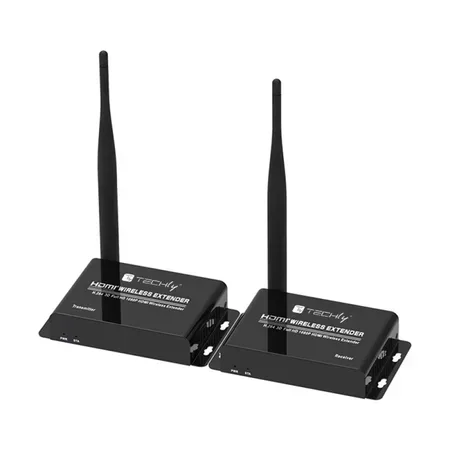 Techly HDMI-WL55 AV-förlängare sändare och mottagare svart