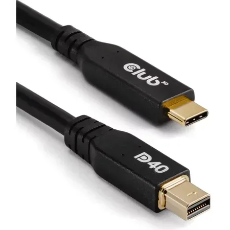 Club 3D - videoadapterkabel - 24 pin USB-C till Mini DisplayPort