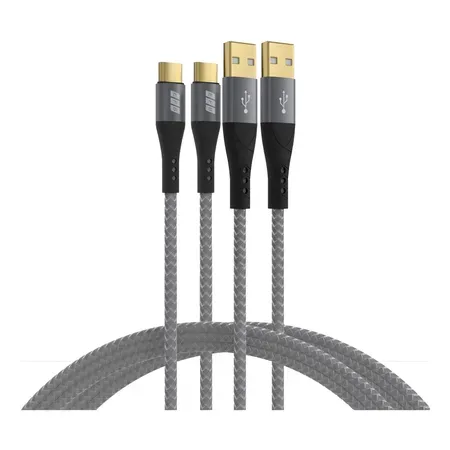 EFB USB-A till USB-C-kabelset 60 W QC 3A 2 x 2 m