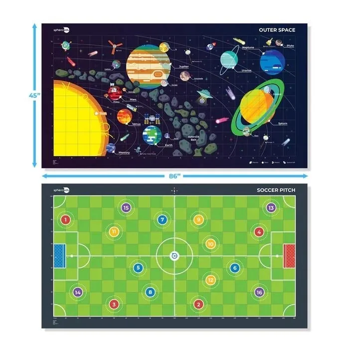 Sphero Code Mat Aktivitetskort för rymden/fotboll