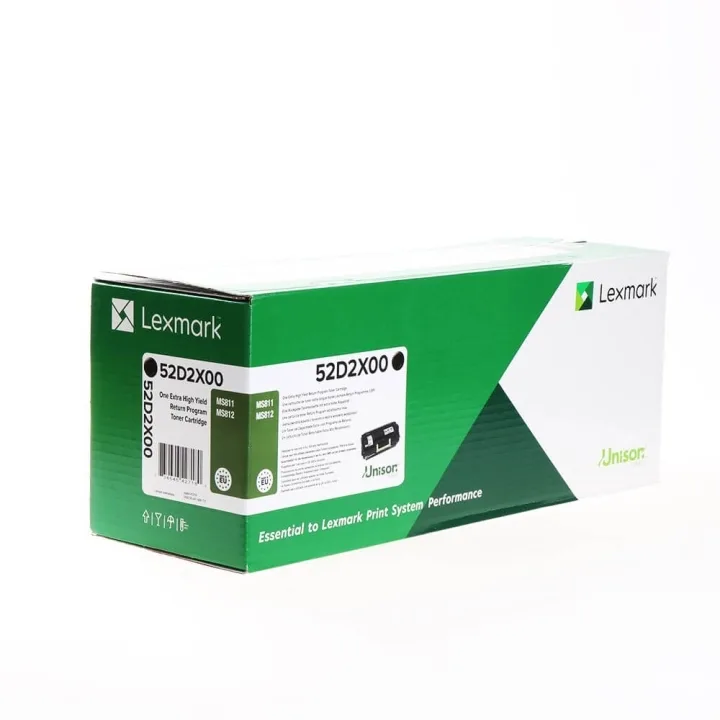 Lexmark toner 52D2X00 svart, extra hög kapacitet, Return