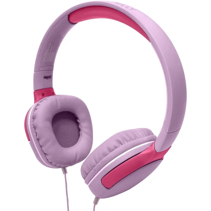 Celly Hörlurar Barn Volymbegränsning Kabel 3,5 mm KidsBeat Rosa