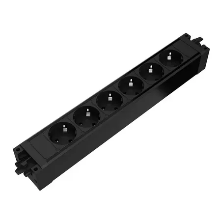 Axessline Outlet Connect grenuttag med 6 uttag