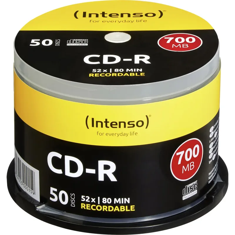 Intenso 1001125 CD-R 80 700 MB 50 st Spindel